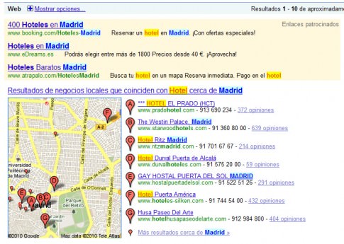 Hotel Madrid, Google Local SEOHotel Madrid, Google Local SEO