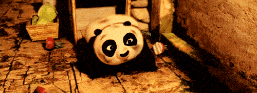 Panda rodando